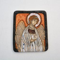 Beata Kmieć,anioł,ikona,ceramika,obraz - Ceramika i szkło - Wyposażenie wnętrz