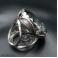 Pierścionki srebrny pierścionek z kwarcem z turmalinem