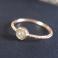 Pierścionki złoty pierścionek z diamentem rozetowym