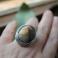 Pierścionki pierścionek srebro labradoryt filigran retro