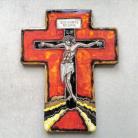 Ceramika i szkło Beata Kmieć,ikona ceramiczna,krzyż,ikona krzyża