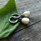 Kolczyki minimalistyczne,z perłami,srebrne,komplet