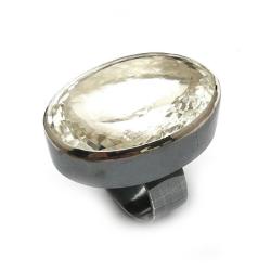 pierścień Arabeli,okazały,srebro,unikat - Pierścionki - Biżuteria
