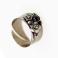 Pierścionki pierścionek,srebrny,ametyst,kwiaty