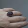 Pierścionki pierścionek,srebro,rodonit,czarny,różowy,925,