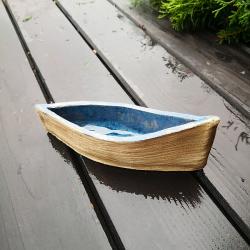 łódź,łódka,kadzidło,kadzidelnica,ceramika - Ceramika i szkło - Wyposażenie wnętrz
