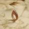 Pierścionki pierścionek z labradorytami,drewniany pierścionek