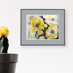 kwiatki,kwiaty,miniatura,prezent,na ścianę, - Ilustracje, rysunki, fotografia - Wyposażenie wnętrz
