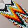 Kolczyki kolczyki indiańskie,długie,kolorowe