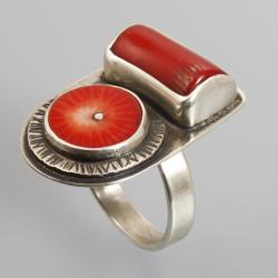 pierścionek z koralami - Pierścionki - Biżuteria