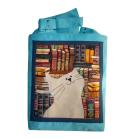 Na ramię kot,kocur,z kotem,a4,książki