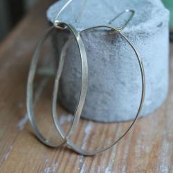 kolczyki srebro koła - Kolczyki - Biżuteria
