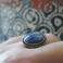 Pierścionki pierścionek,srebro,kyanit,niebieski,filigran