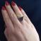 Pierścionki pierścionek,opal australijski boulder,pierścień