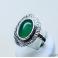 Pierścionki pierścionek z zielonym onyksem,srebro,pierścionki