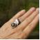 Pierścionki srebrny pierścionek z labradorytem