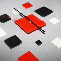 designerski zegar oryginalny prezent szkło artysty - Zegary - Wyposażenie wnętrz