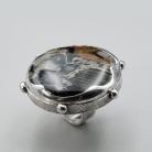 Pierścionki srebrny pierścionek z jaspisem