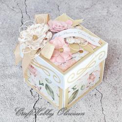 exploding box,ślub,torcik,kwiaty - Kartki okolicznościowe - Akcesoria
