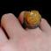 Pierścionki limonit,srebrny pierścień,pierścionek z druzą