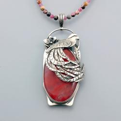 wisior z ptakiem,Marina Noske,Noske Design - Wisiory - Biżuteria