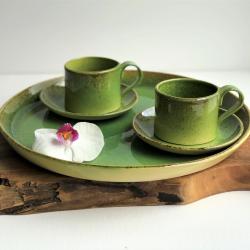 ceramika hand made,patera,filiżanki - Ceramika i szkło - Wyposażenie wnętrz