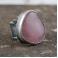 Pierścionki srebrny pierścionek z różowym kwarcem