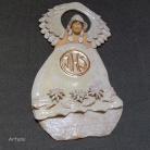 Ceramika i szkło anioł komunijny ceramika pierwsza komunia
