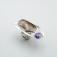 Pierścionki srebrny pierścionek z kwarcem truskawkowym