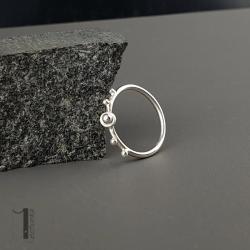 pierścionek srebrny,metaloplastyka,boho - Pierścionki - Biżuteria