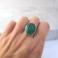 Pierścionki Zielony onyks,srebrny pierścionek,regulowany