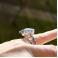 Pierścionki srebrny pierścionek z kryształem górskim