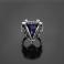 Pierścionki bajkowy pierścionek lapis lazuli,duży pierścionek