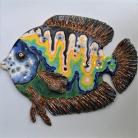 Ceramika i szkło ryba,Beata Kmieć,multicolor,obrazek,ceramika